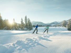 the cross-country skiing paradise in Ramsau