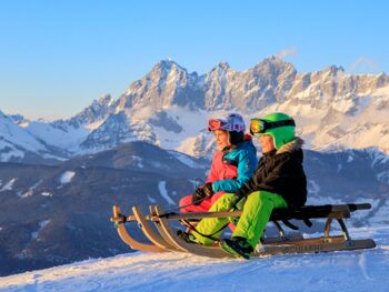 tobogganing fun