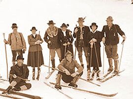 the beginnings of skiing